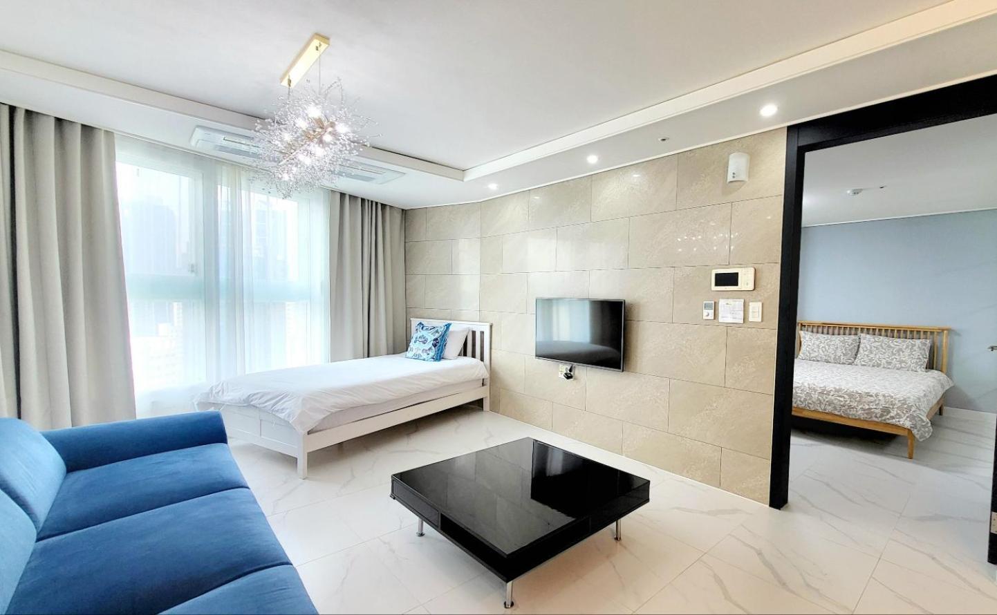 Haeundae Lavender House-Irua Hotel Busan Dış mekan fotoğraf